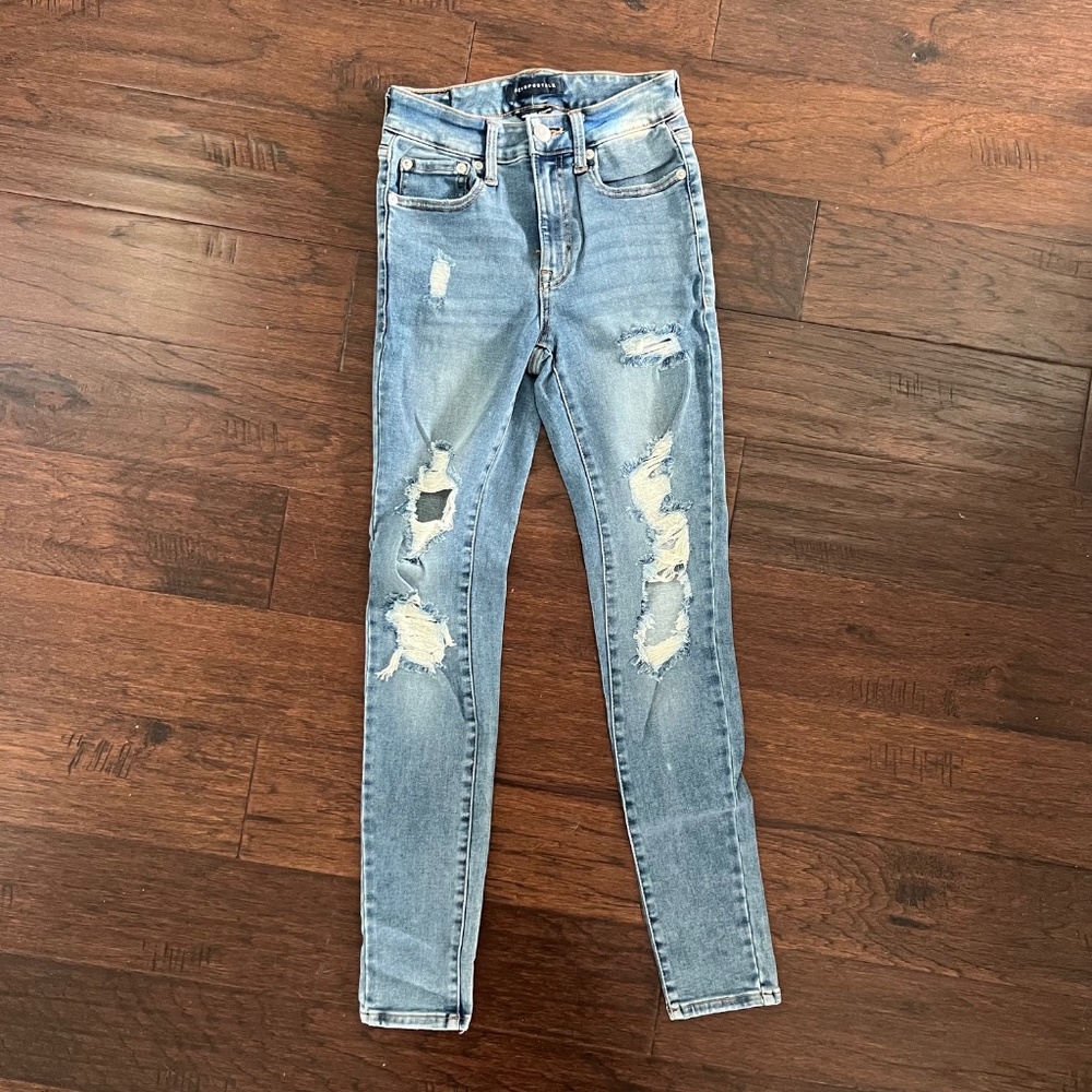 AEROPOSTALE HIGH RISE JEGGING Size 0